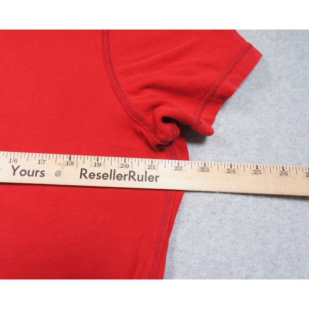Abercrombie & Fitch Shirt Mens XLarge Red Warriors New York Muscle Tee Casual - Picture 6 of 8